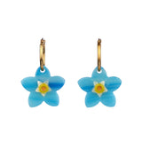 Boucles d'oreilles Myosotis - Coucou Suzette - Bleu Jolie Caen