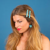 Boucles d'oreilles Myosotis - Coucou Suzette - Bleu Jolie Caen