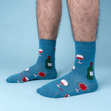 Chaussettes Vin taille 35-44 - Coucou Suzette - Bleu Jolie Caen