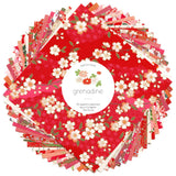 20 papiers japonais pour origami Grenadine - 15 cm x 15 cm - Adeline Klam - Bleu Jolie Caen