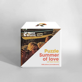 Puzzle 1000 pièces Summer of love par Yoann Fournier - Piece & Love - Bleu Jolie Caen