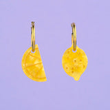 Boucles d'oreilles citrons - Coucou Suzette - Bleu Jolie Caen