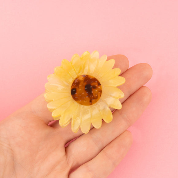 Pince à cheveux tournesol - Coucou Suzette - Bleu Jolie Caen