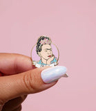 Pin's Frida Kahlo - Malicieuse - Bleu Jolie Caen