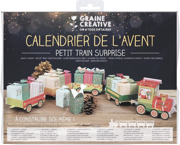 Calendrier de l'Avent Petit train surprise - Bleu Jolie Caen